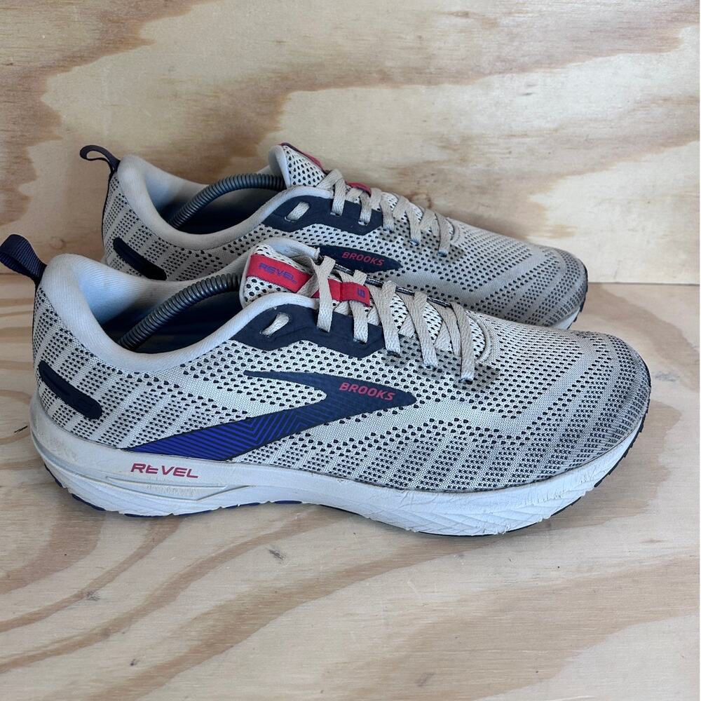 Brooks - Revel 6 - Running Shoes - Gray/Blue - Men's - 12(D) - 1103981D440